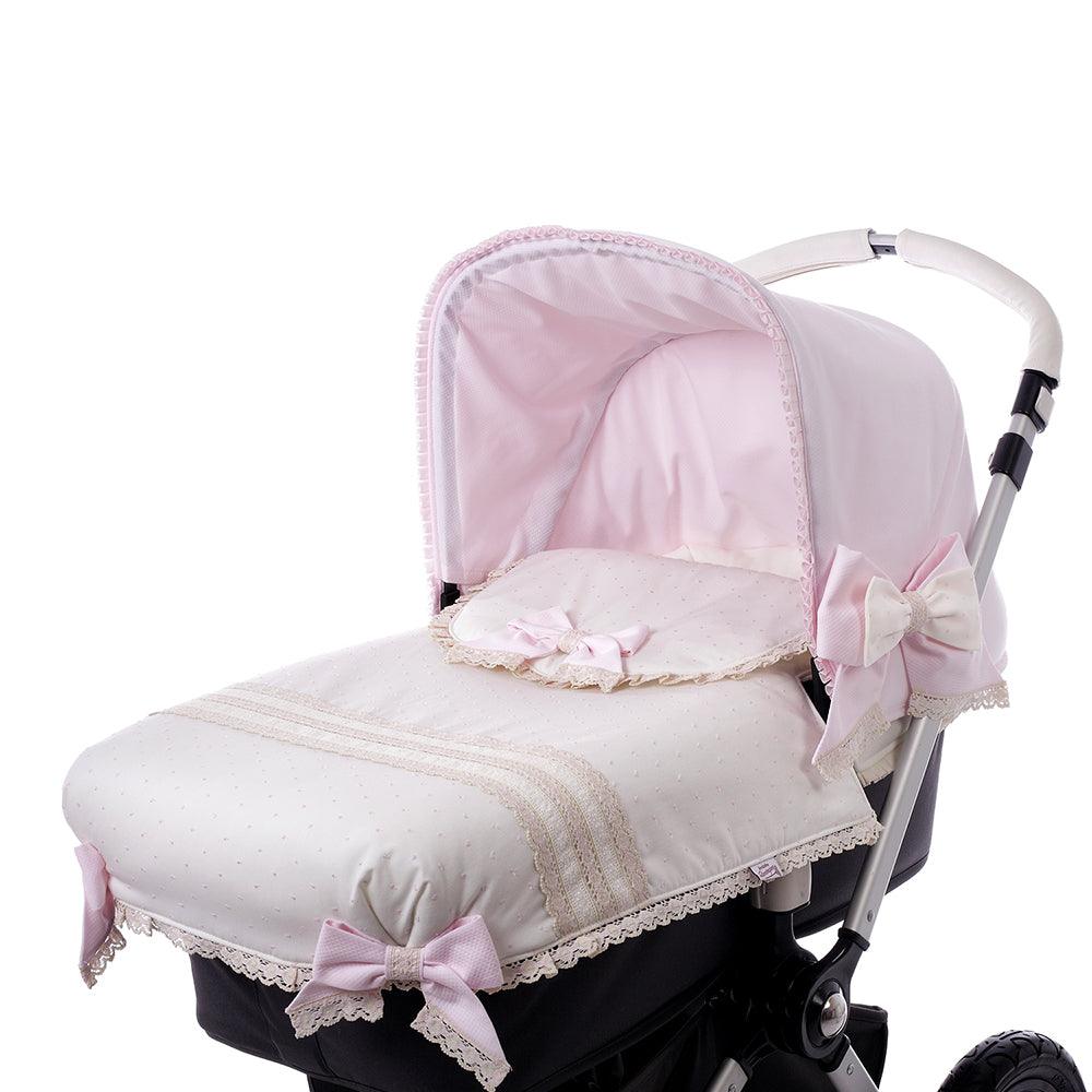 Colcha Capazo A Medida Carro Bebé 684 Bolillos By Nanetes - Nanetes #